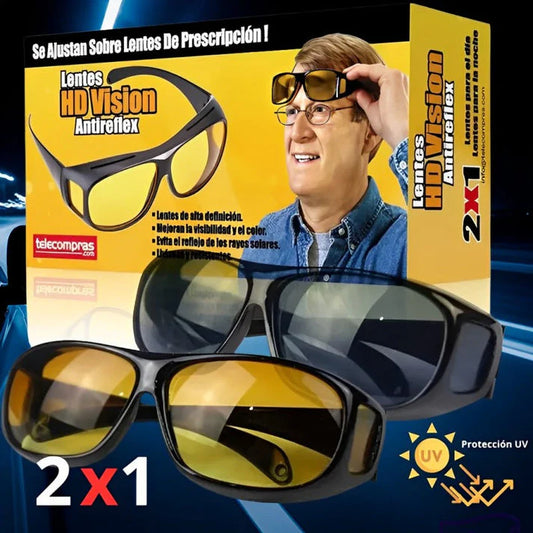 2X1 GAFAS CONDUCCIÓN DE NOCHE Y DE DIA VISION HD